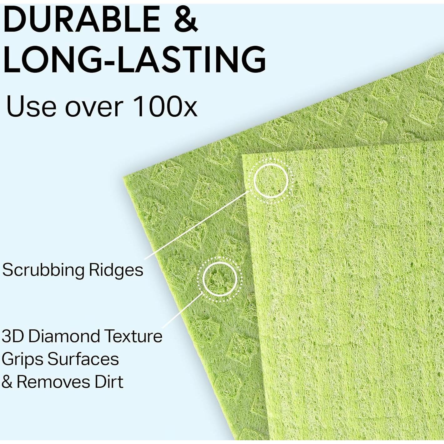 Paños de Limpieza Reutilizables Swedish Wholesale - 10 Unidades