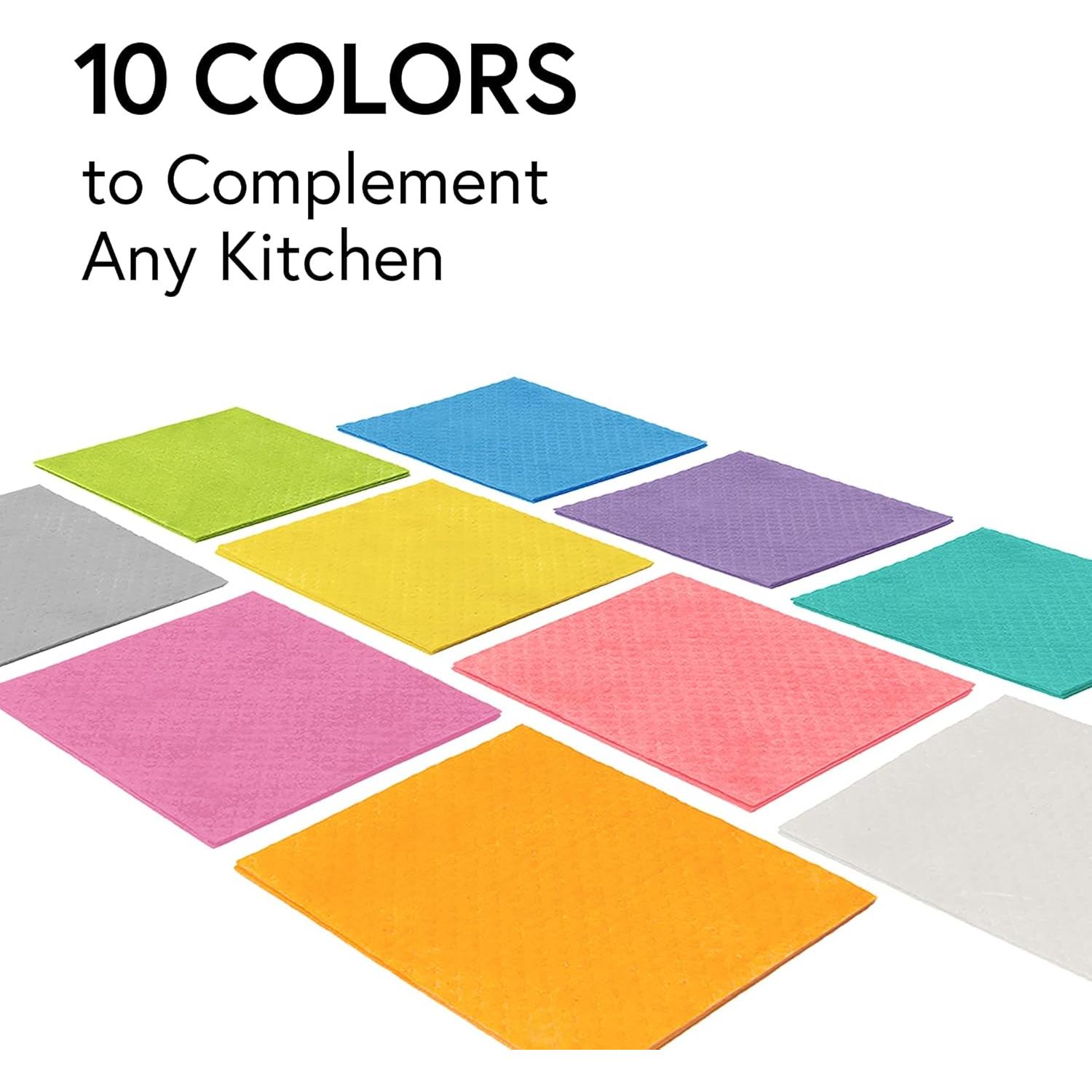 Paños de Limpieza Reutilizables Swedish Wholesale - 10 Unidades