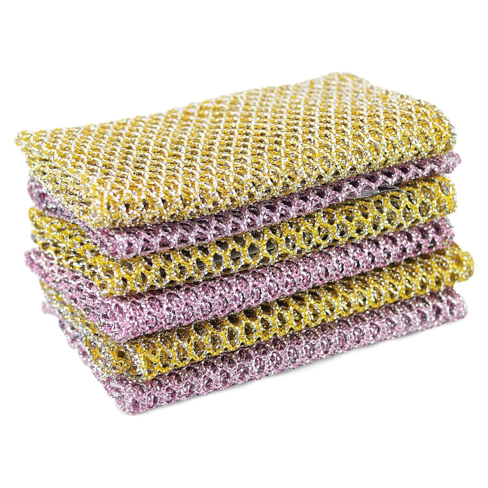 Estropajos de limpieza The Crown Choice 6 piezas sin rayones