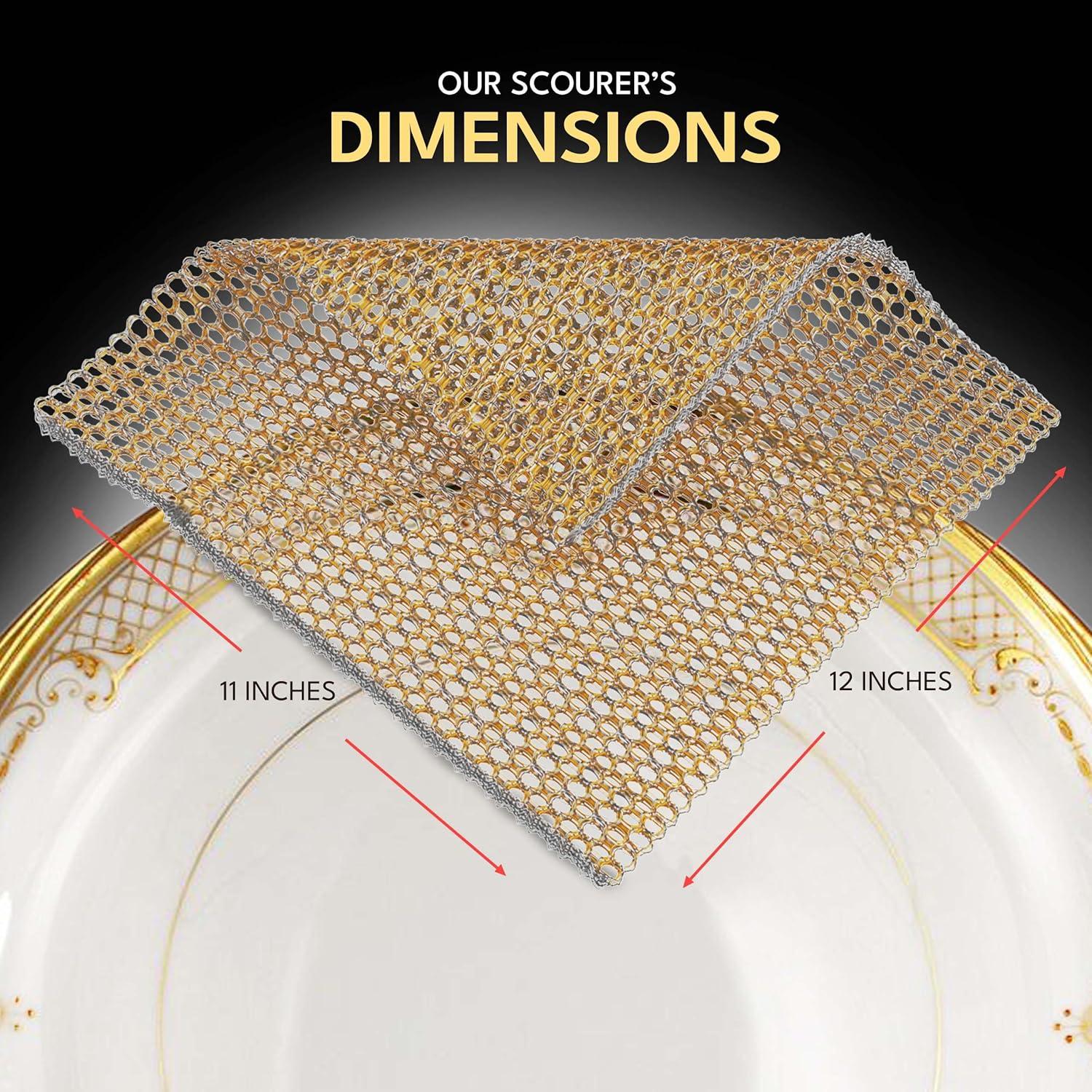 Estropajos de limpieza The Crown Choice 6 piezas sin rayones