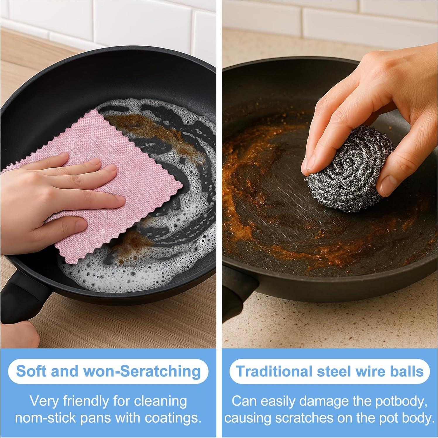 12 Trapos de Limpieza Aidoclip Microfibra 24.5x24.5 cm