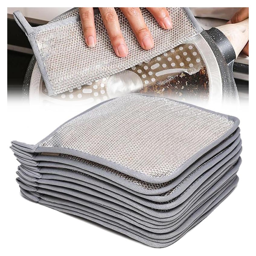 Paños de Limpieza Biaoyun 10 Unidades Malla de Alambre 20x20cm