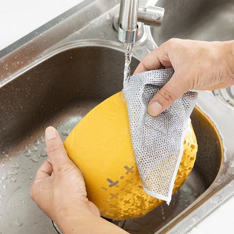 Paños de Limpieza Biaoyun 10 Unidades Malla de Alambre 20x20cm