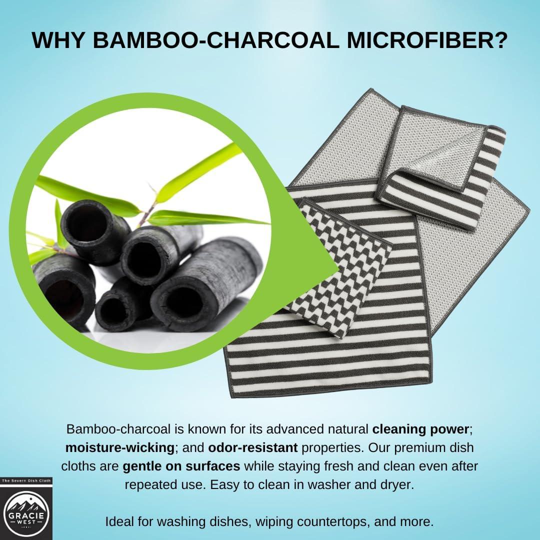 Paños de Cocina Gracie West Severn 4 Unidades Microfibra