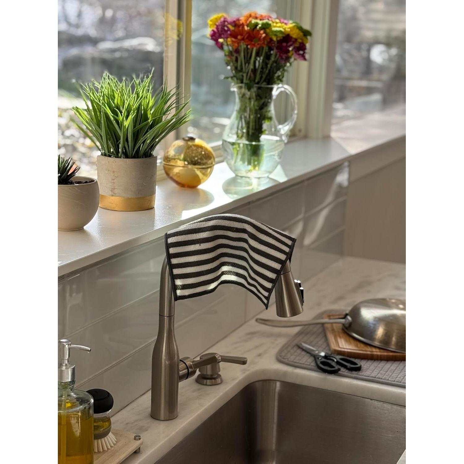 Paños de Cocina Gracie West Severn 4 Unidades Microfibra