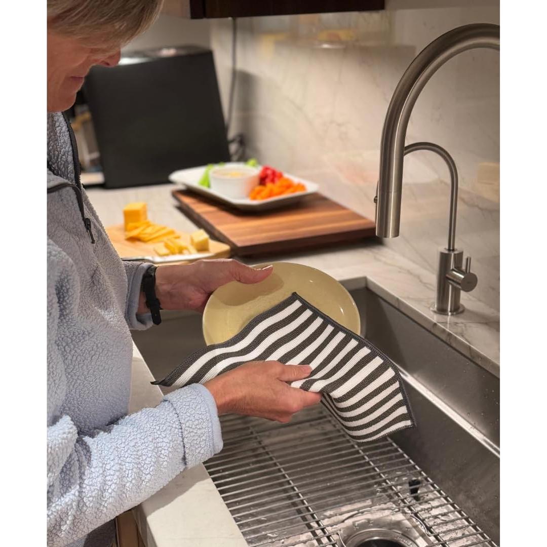 Paños de Cocina Gracie West Severn 4 Unidades Microfibra