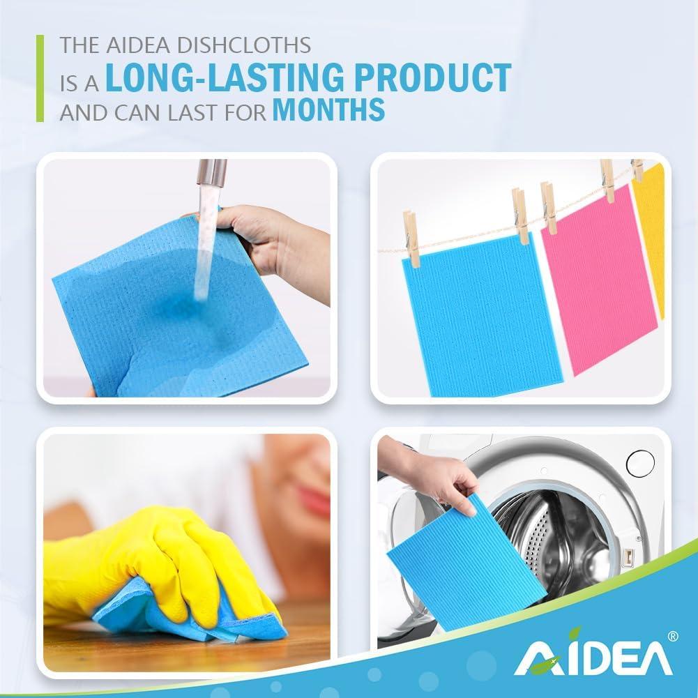 Paños de Cocina Reutilizables AIDEA 10PK 17.8x15.2cm