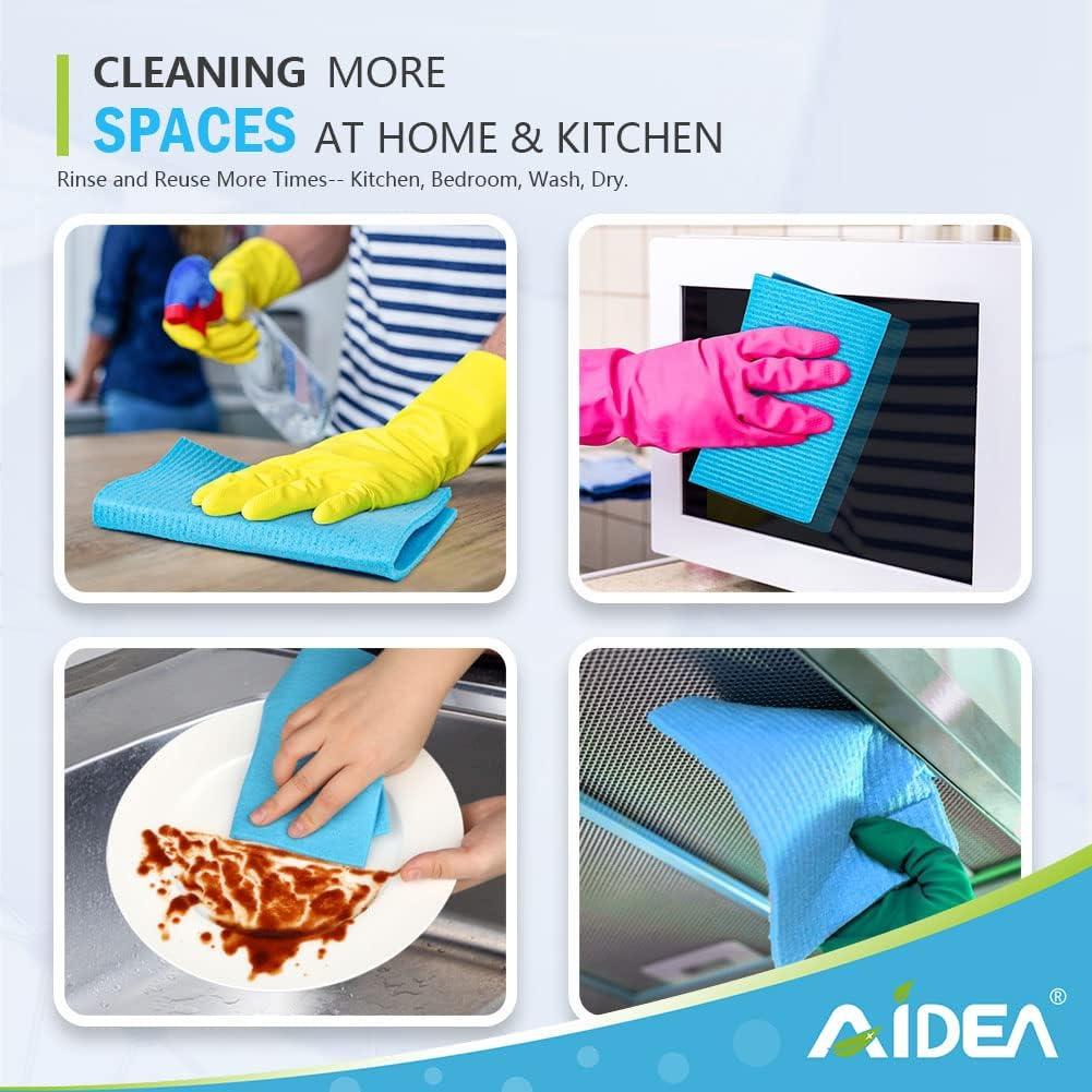 Paños de Cocina Reutilizables AIDEA 10PK 17.8x15.2cm
