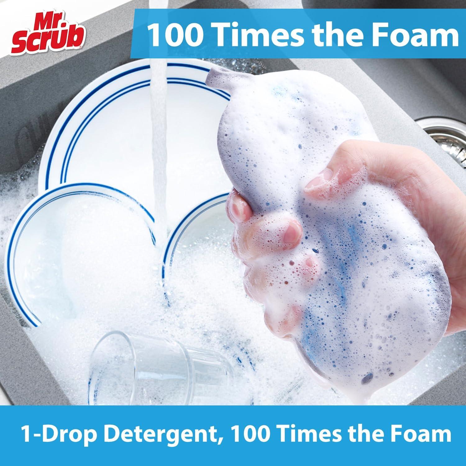 Esponjas de Cocina Multiusos SR. FREGÓN 6 Paquete Gris