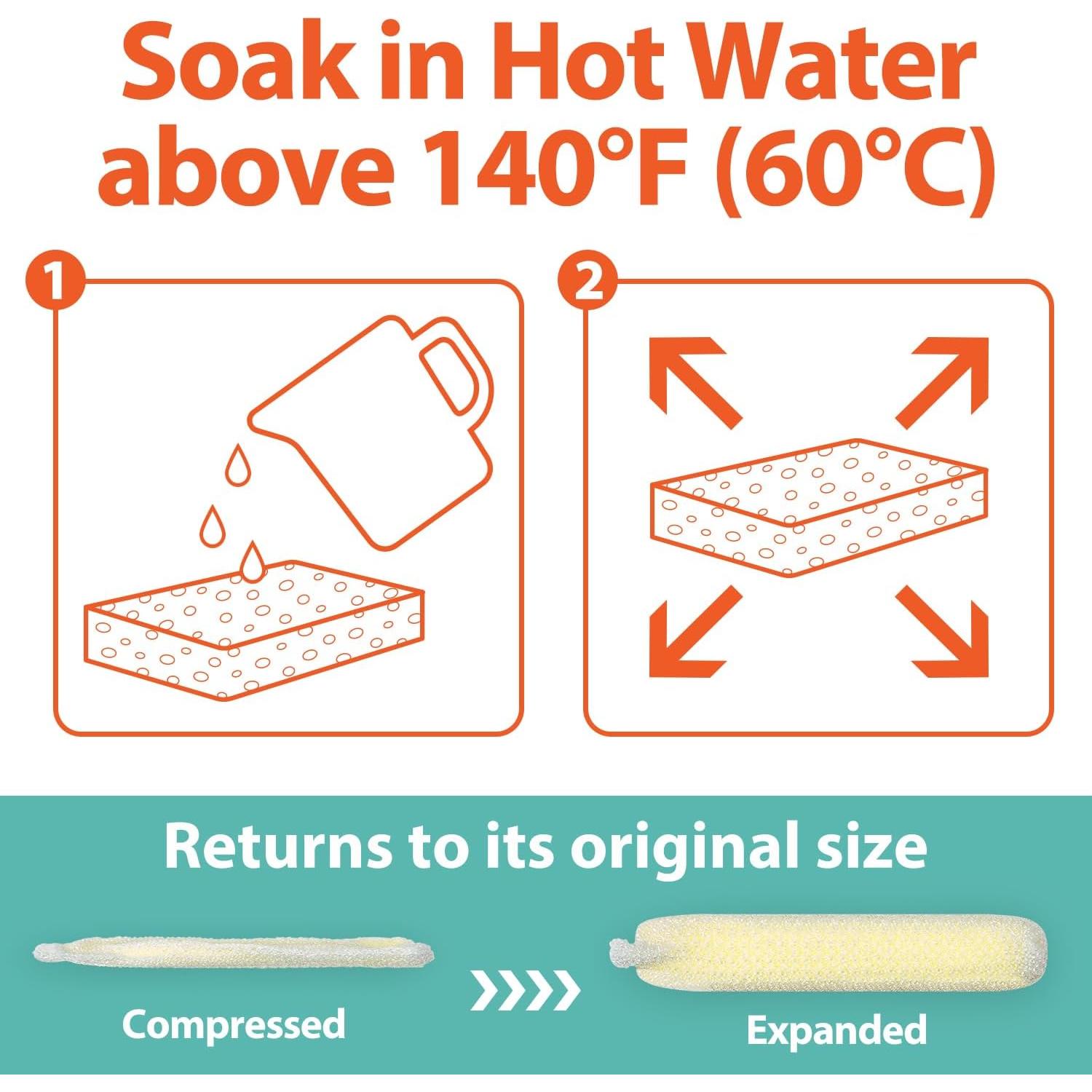 6 Esponjas Multiusos Mr. Scrub Amarillas Sin Rayar