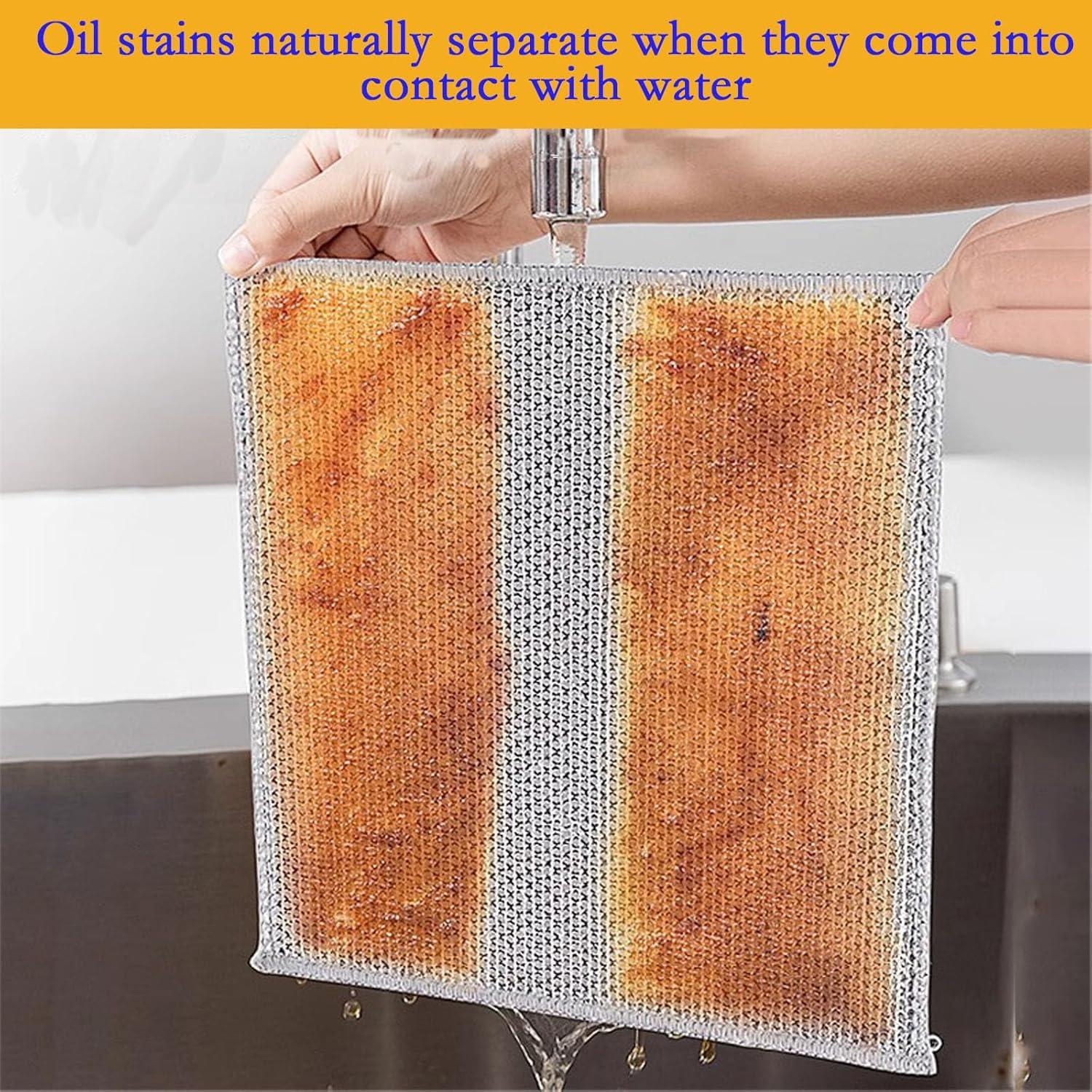 10 Paños de Limpieza Doble Capa XINGJIEYUN 20x20 cm