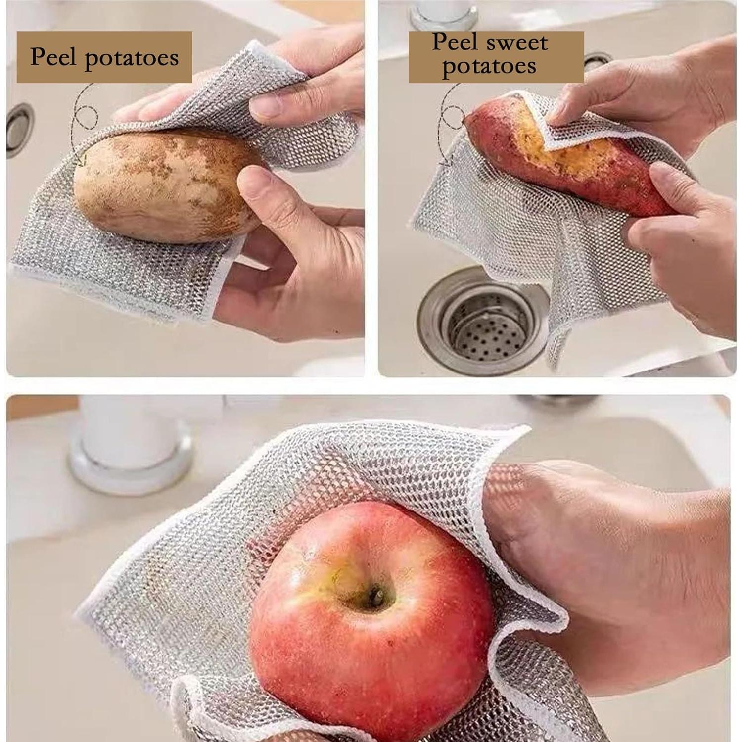 10 Paños de Limpieza Doble Capa XINGJIEYUN 20x20 cm