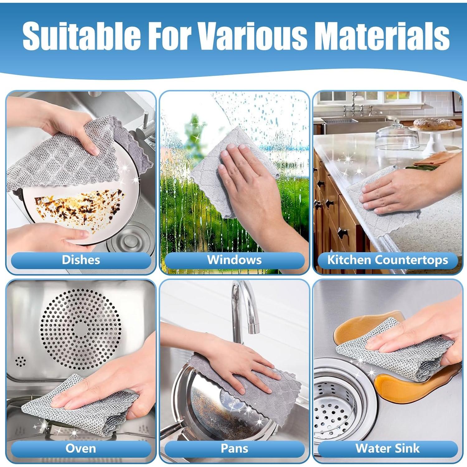 Paño de limpieza de alambre Veluvonas 3 piezas 25x25cm