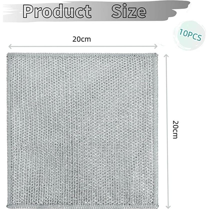 Trapos de Lavado de Platos Multifuncionales Yolistar 10PCS