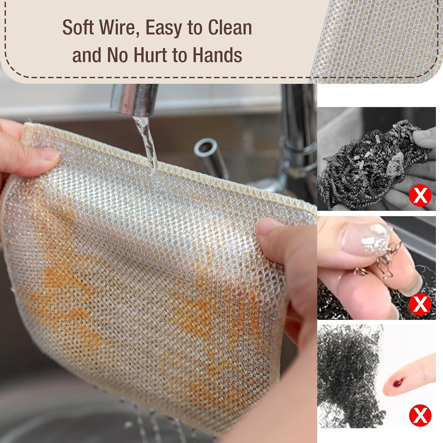 Paño de Cocina TOCOHO Doble Capa Microfibra 12 Piezas