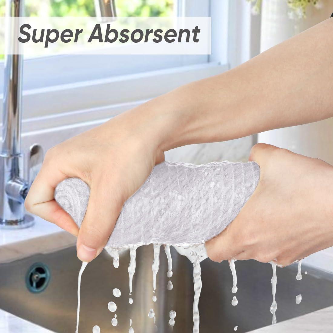 Paños de Microfibra HOMEXCEL 6 Unidades 30x30 cm Blanco