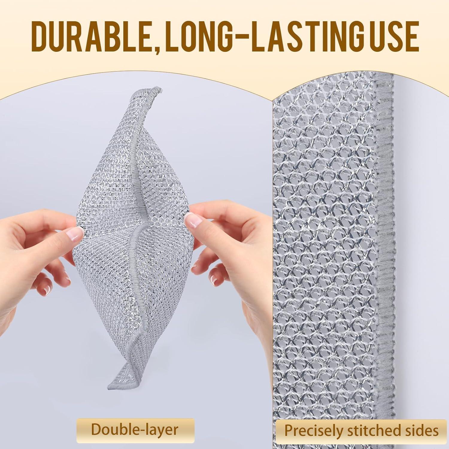 Paño de Cocina LivyChouance Doble Capa 20x20 cm 10 Unidades