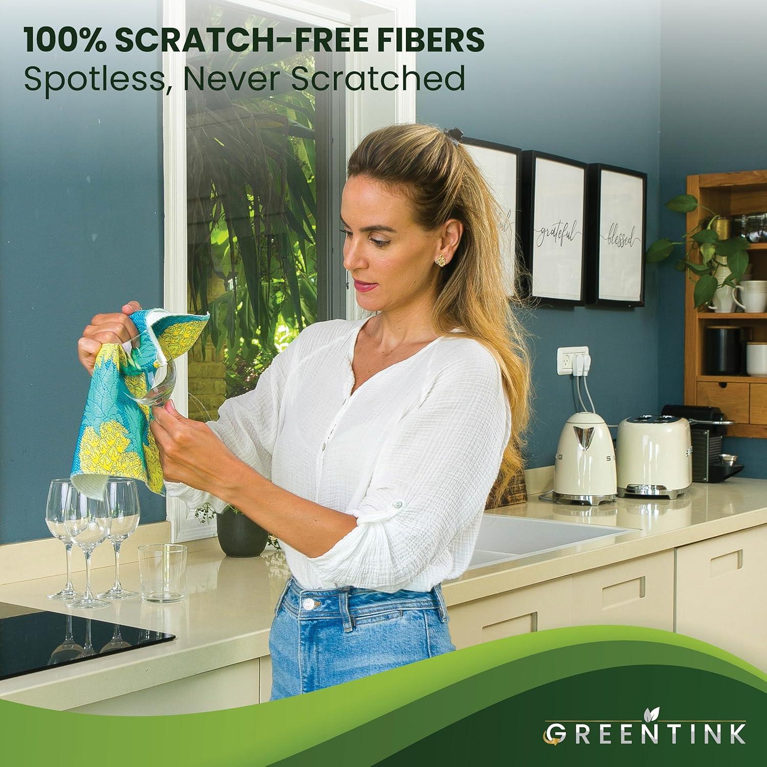 Juego de Paños de Cocina Ecológicos GREENTINK 10 Pk 30,48 cm