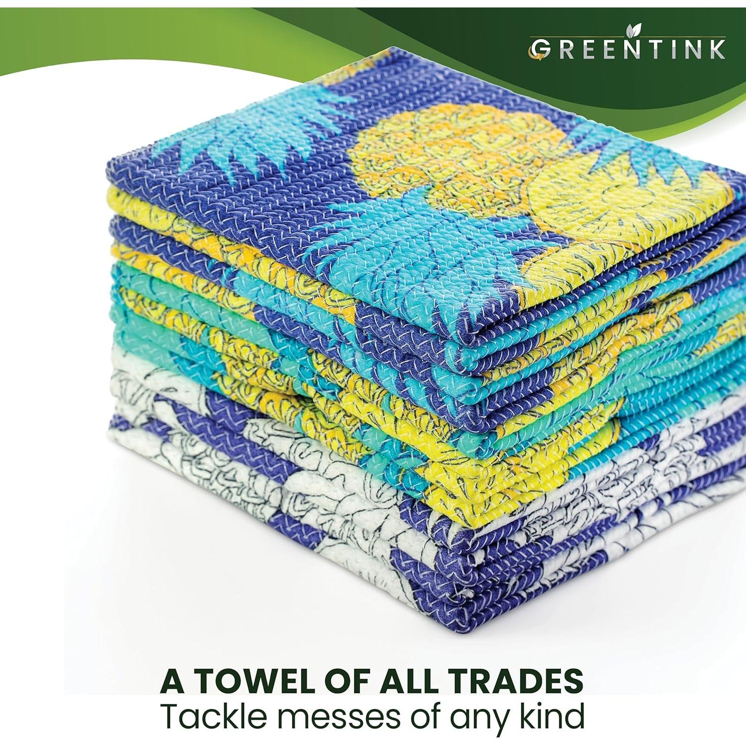 Juego de Paños de Cocina Ecológicos GREENTINK 10 Pk 30,48 cm