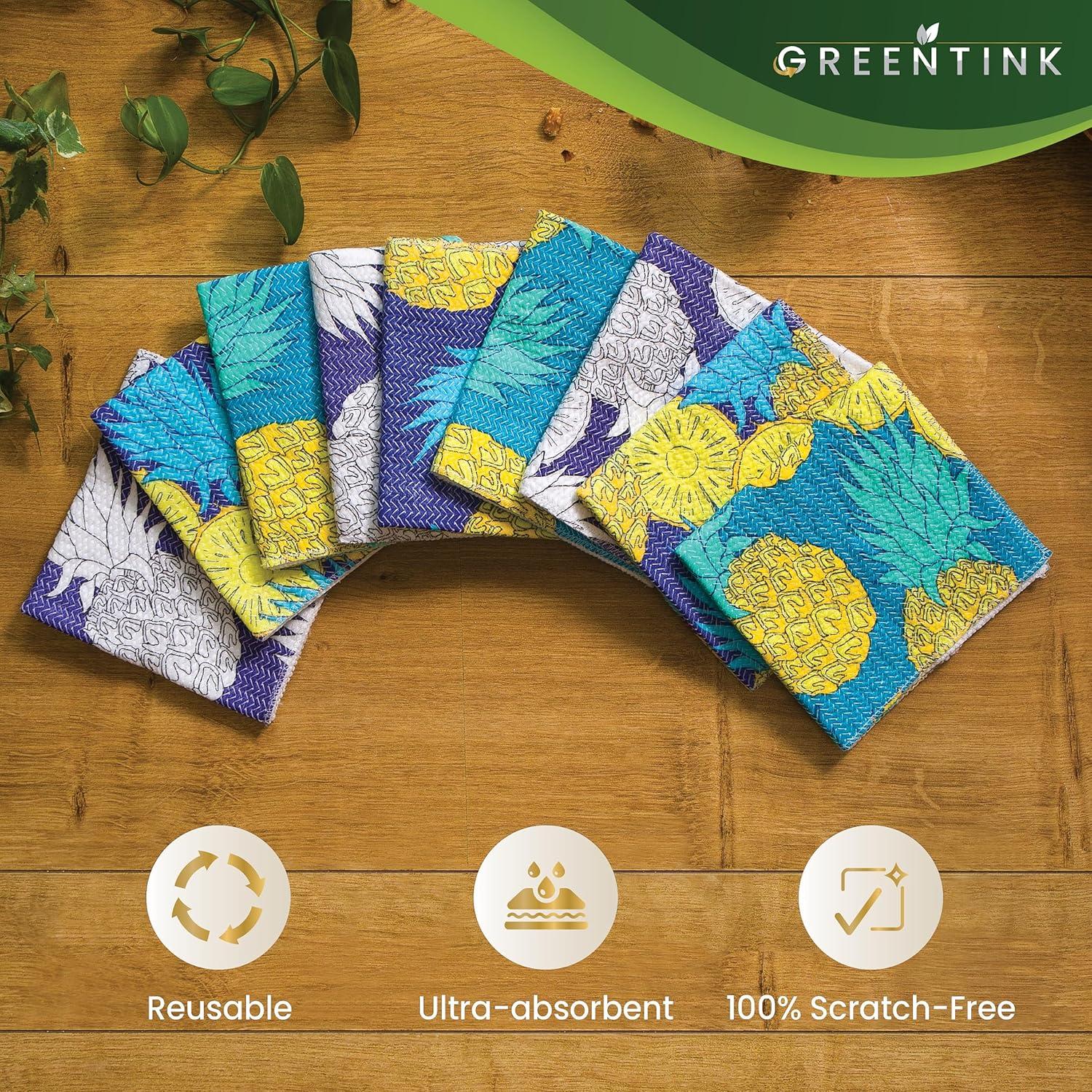 Juego de Paños de Cocina Ecológicos GREENTINK 10 Pk 30,48 cm