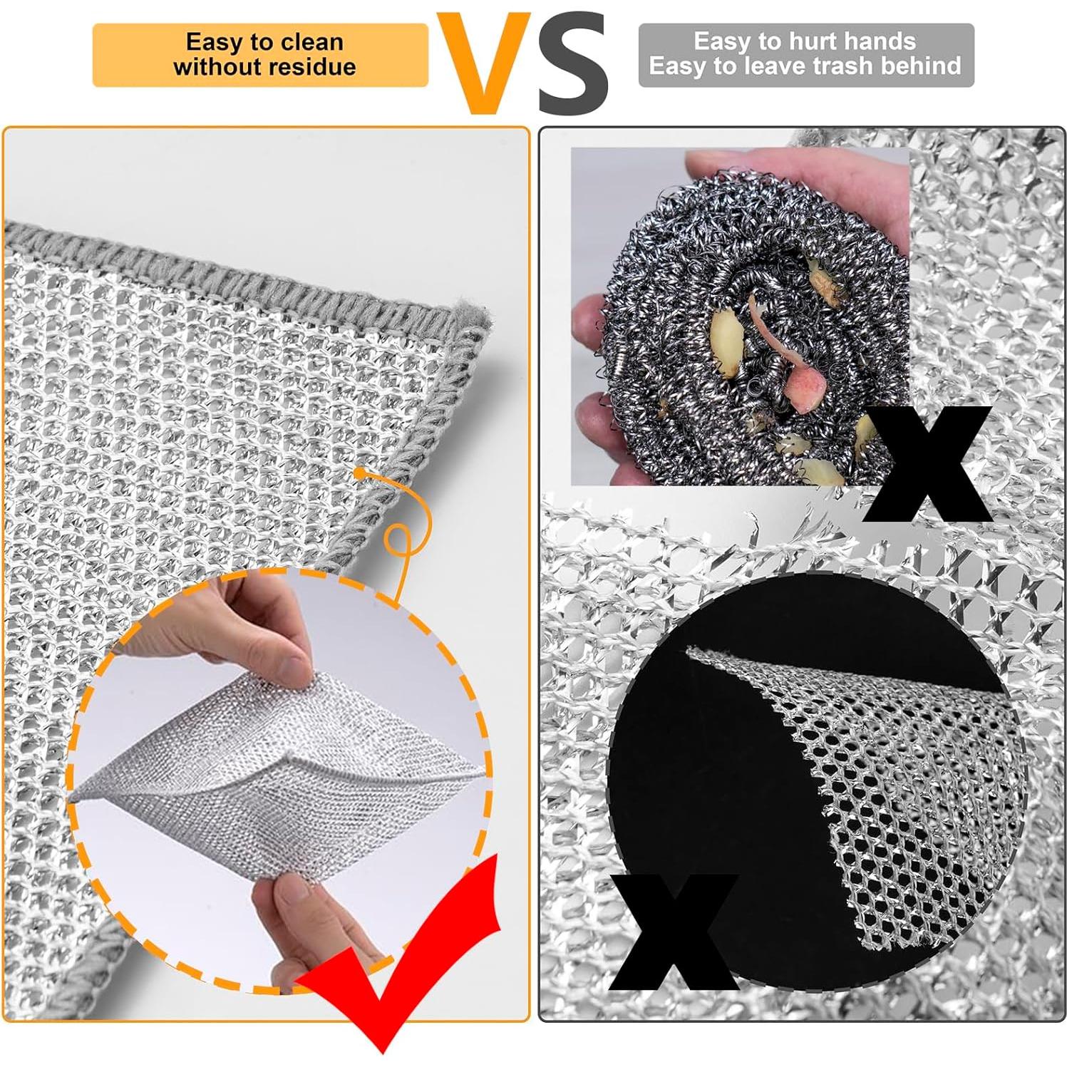 12 Paños de Cocina Multifuncionales Werduoland 20 cm