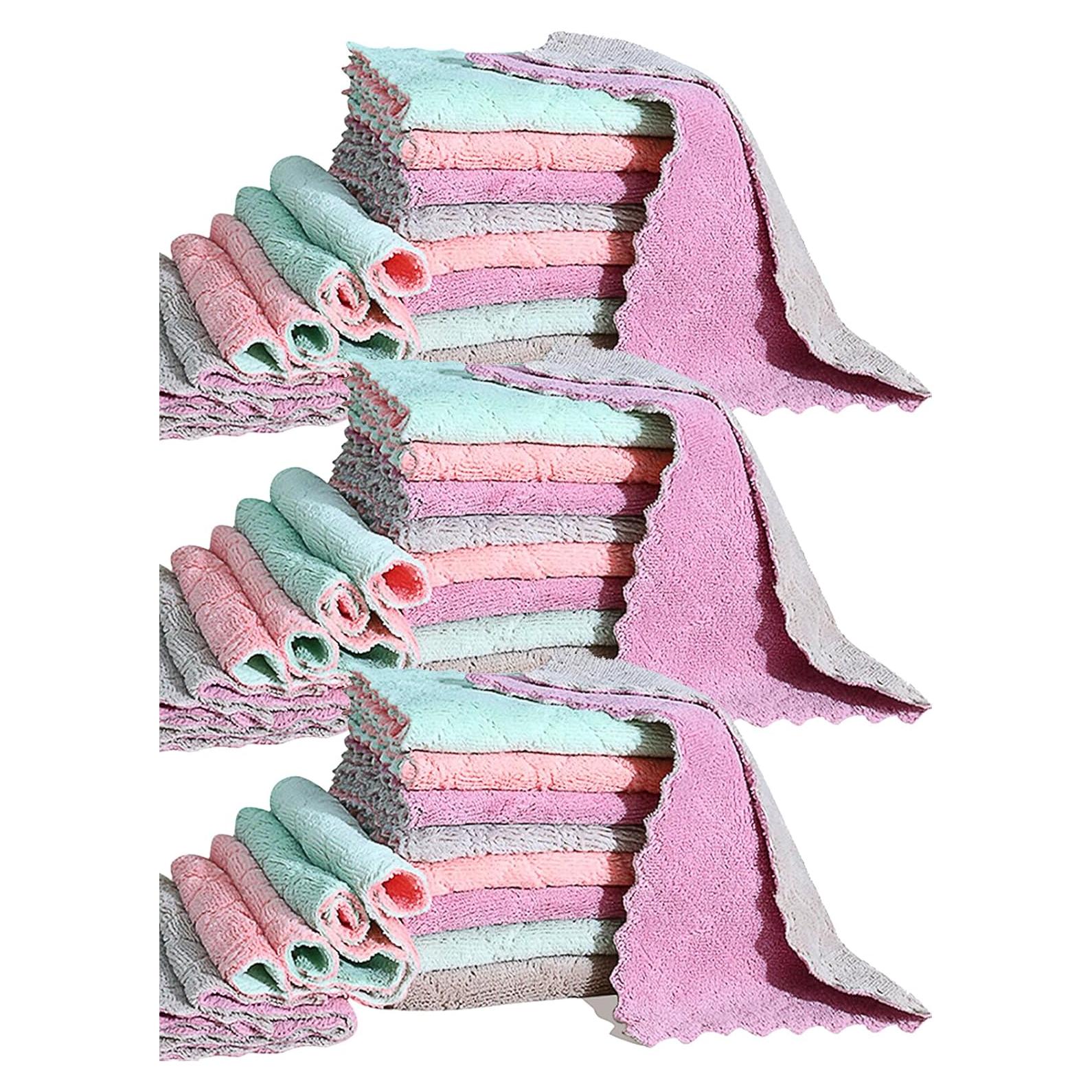 Paquete de 32 toallas de cocina MISSJOJIAY microfibra