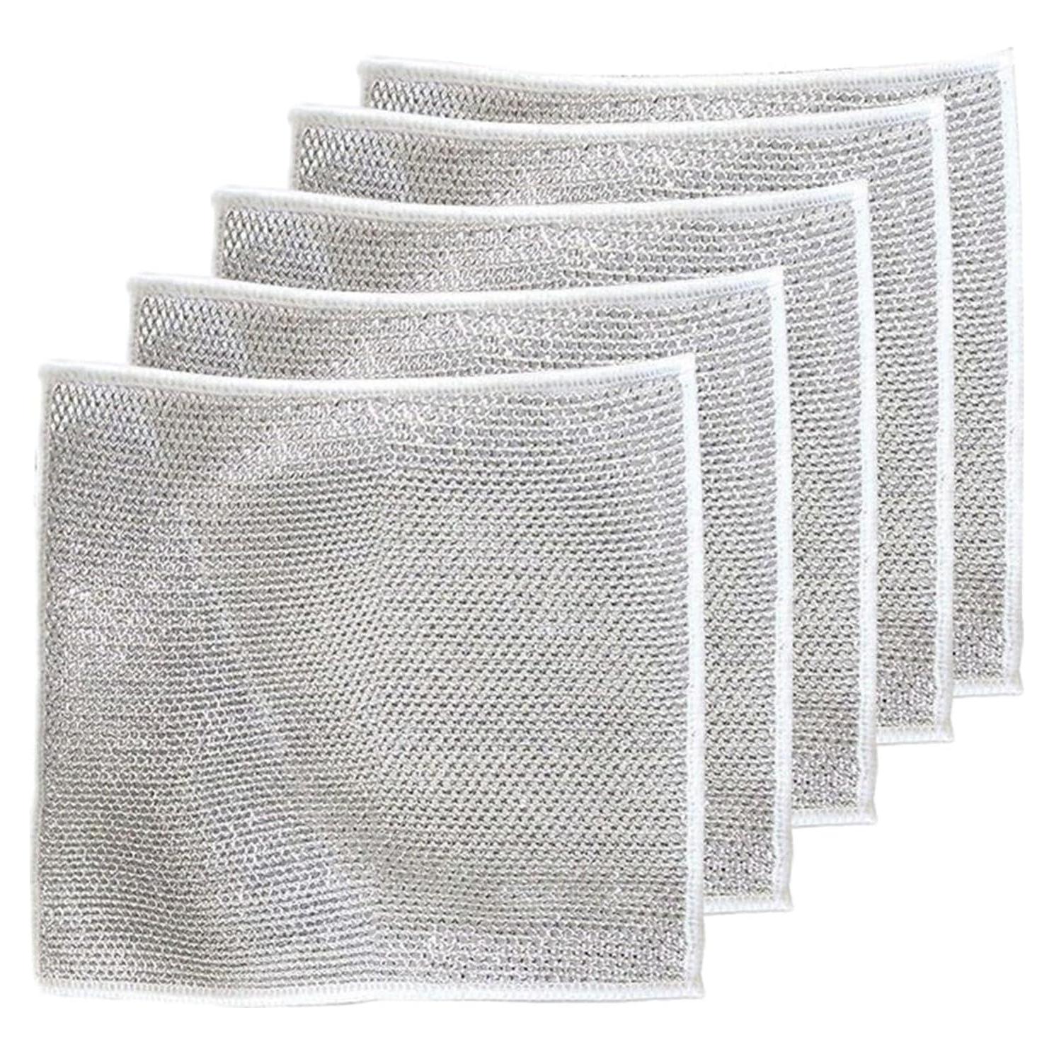 Trapos de Lavado de Platos Ohraina 5 Paquete Reutilizables