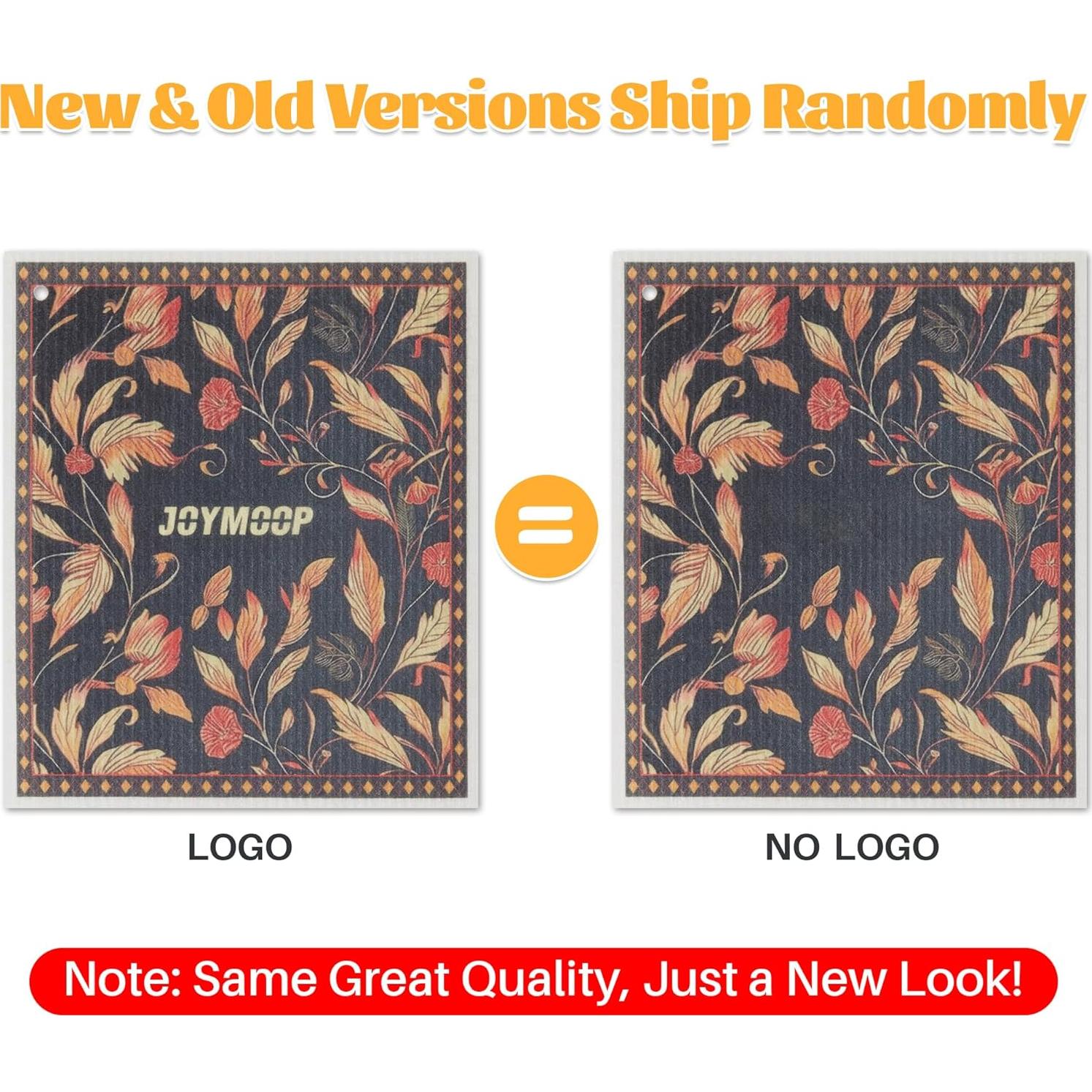 Paquete de 12 Paños de Limpieza JOYMOOP Floral 17x20 cm