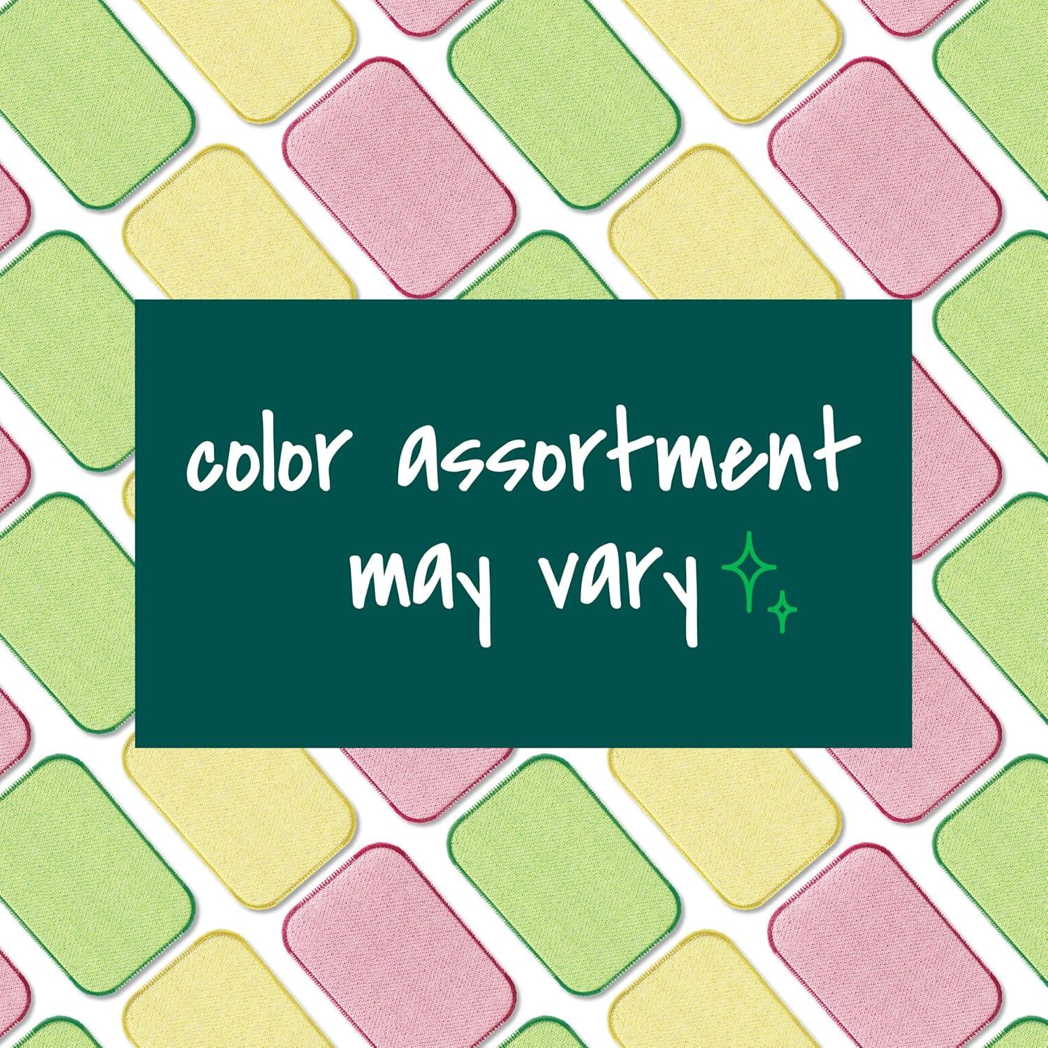 Scotch-Brite Dobie Scrub & Wipe Cloths, Sponge Cloths for Cleaning Kitchen, Bathroom, and Household, Dobie Scrub and Wipe Cloth Absorbs and Doesn't Scratch, 2 Cleaning Cloths