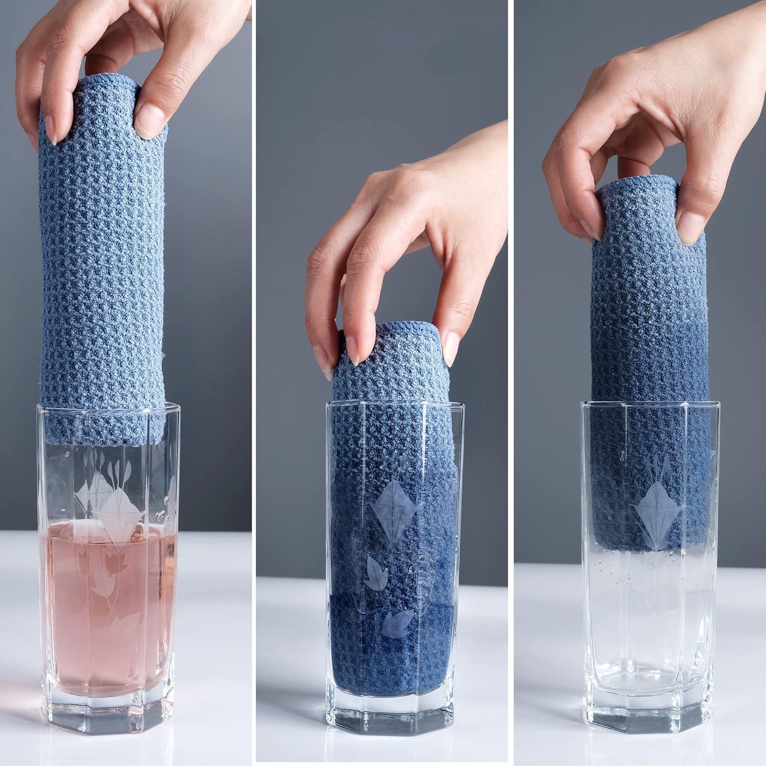 Paño de Cocina Microfibra POLYTE 12 Piezas 31x31 cm