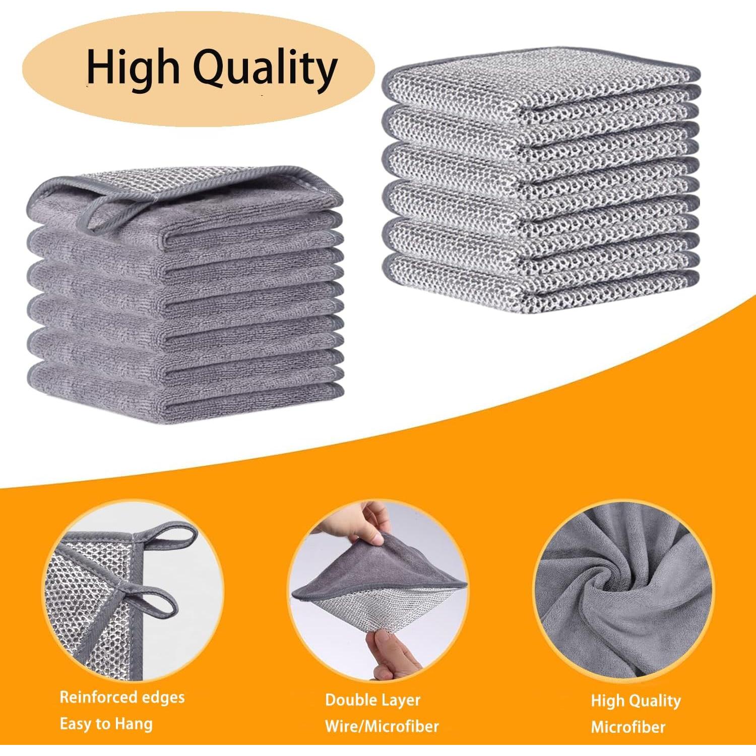 Paños de Malla de Alambre VIcolour 3 PCS 20x20 cm