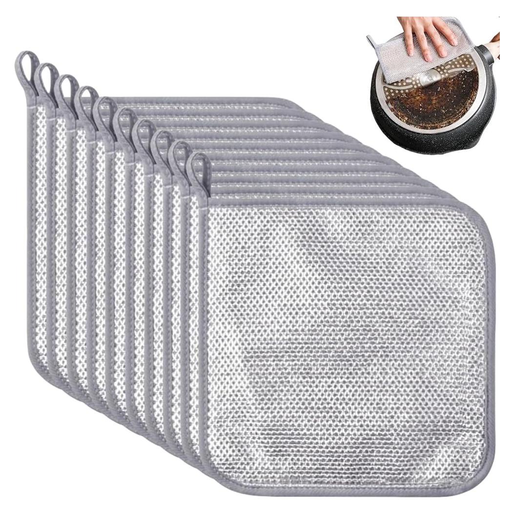 Paquete de 10 paños de cocina PXIRQ 20x20 cm reutilizables