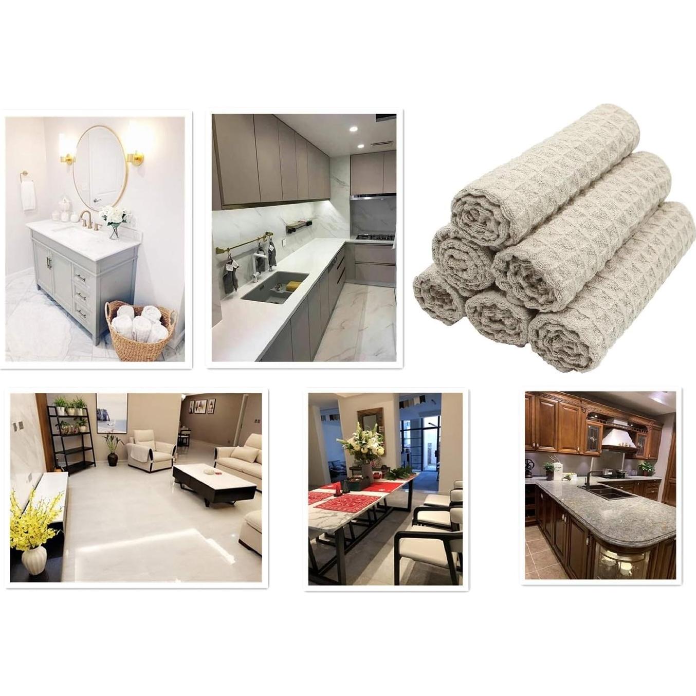 Paños de limpieza de microfibra VeraSong 30x30 cm 6 unidades