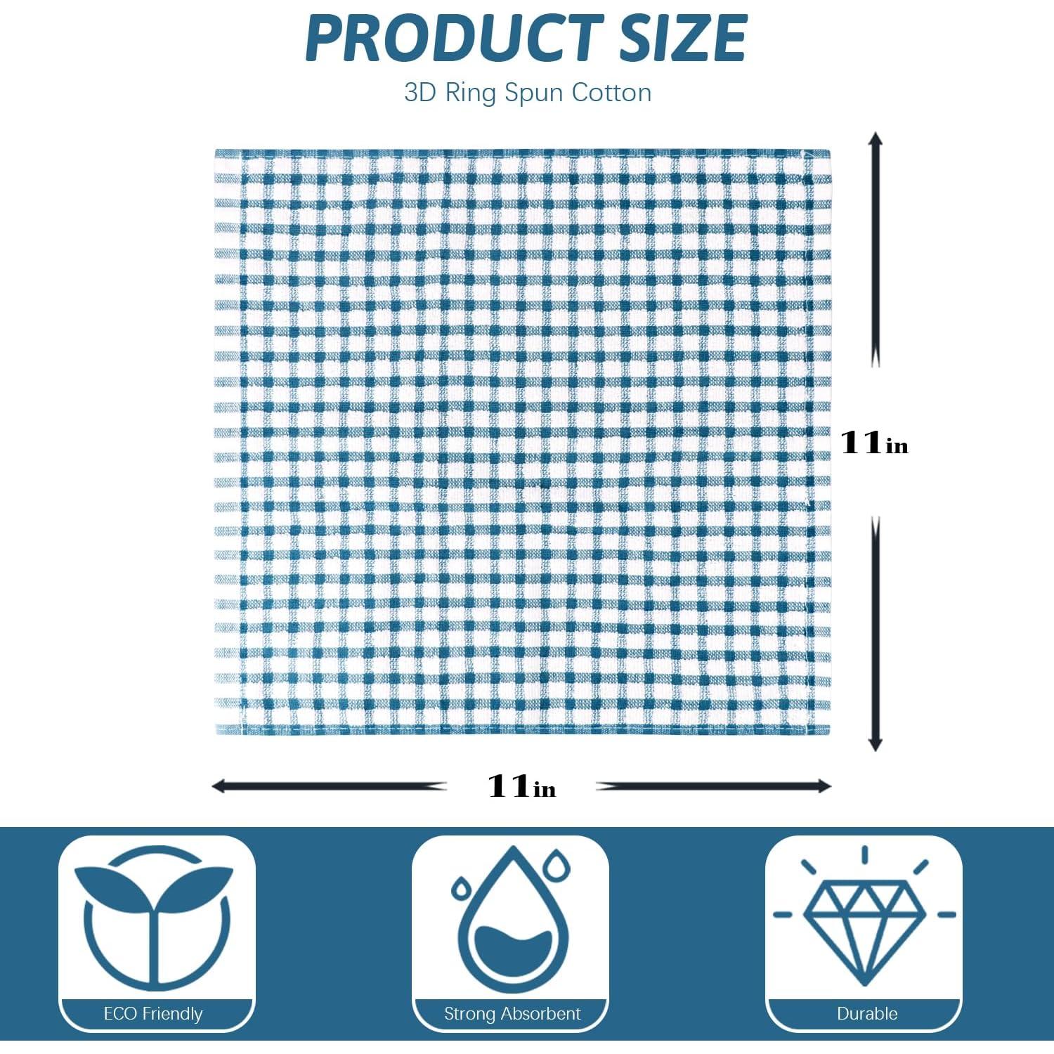 Trapos de Cocina Nialnant 8 Pcs 100% Algodón Absorbentes