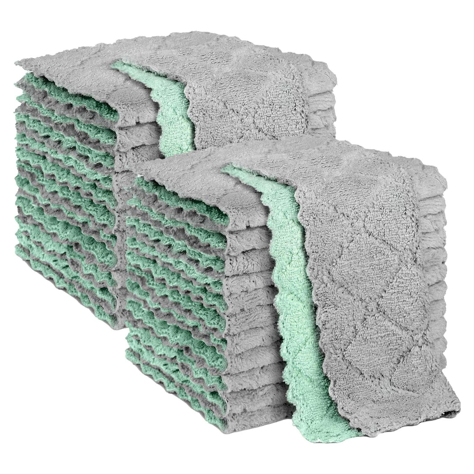 Paños de Cocina AIDEA - 24 Unidades Microfibra Absorbente