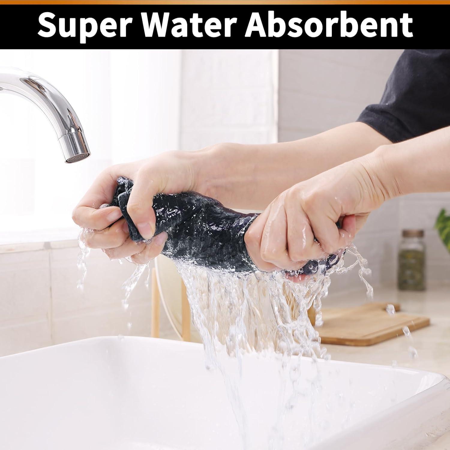 Paños de Cocina Homaxy 100% Algodón 30x30 cm - 6 Piezas