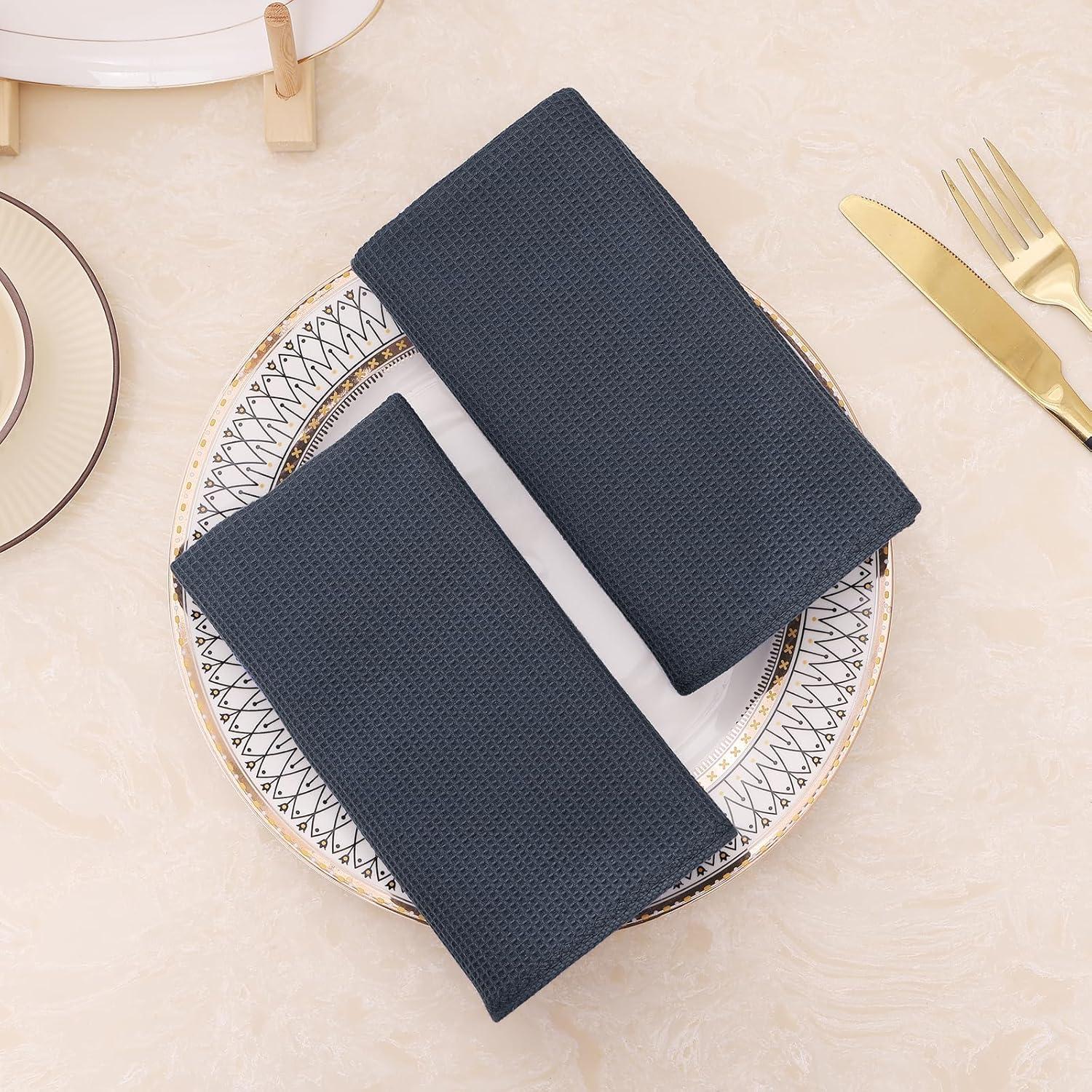 Paños de Cocina Homaxy 100% Algodón 30x30 cm - 6 Piezas