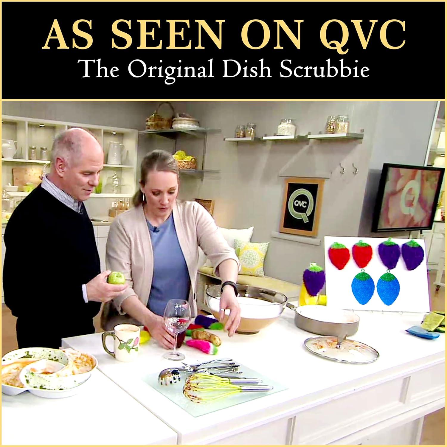 Esponjas de Cocina Reutilizables Dish Scrubbie 3PK Fruta