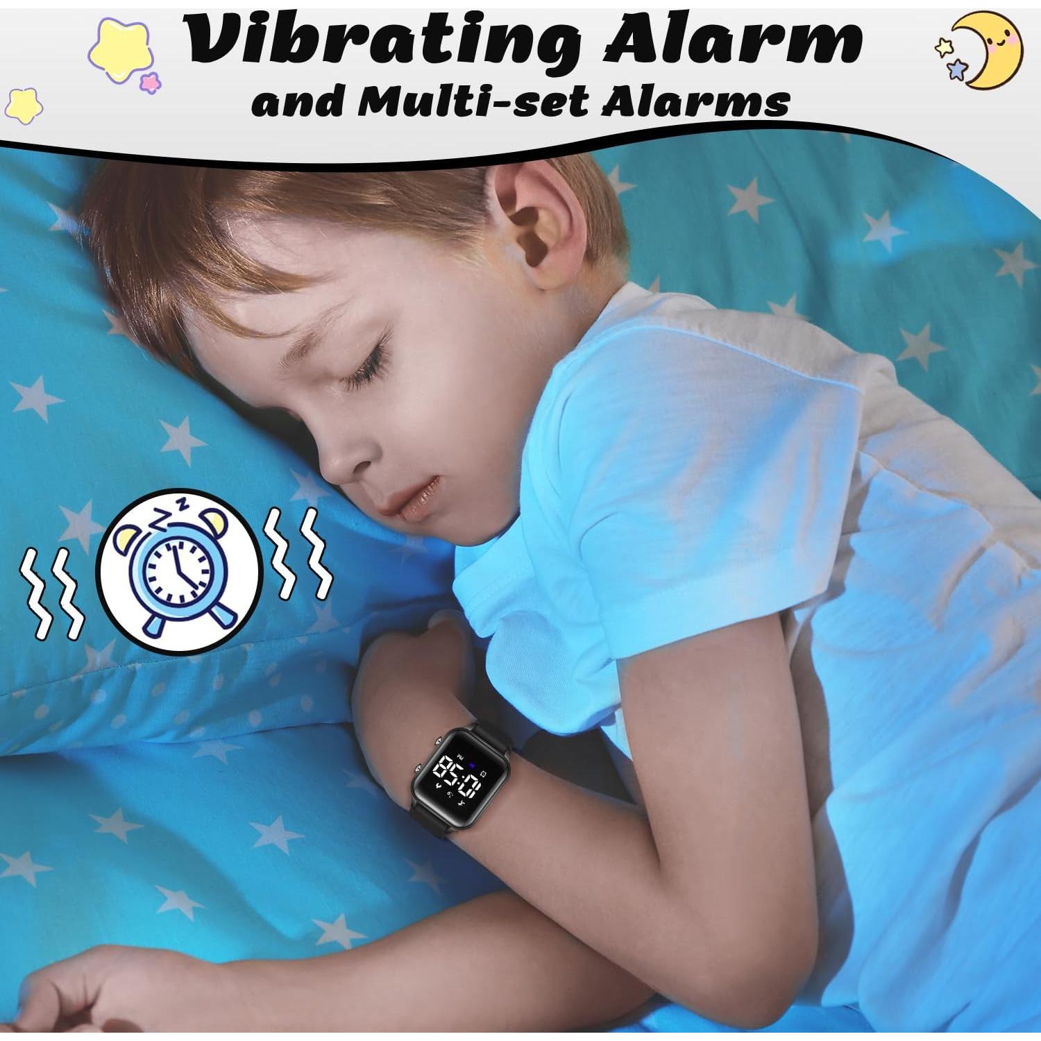 Reloj Digital Deportivo L LAVAREDO para Niños 5-13 Años