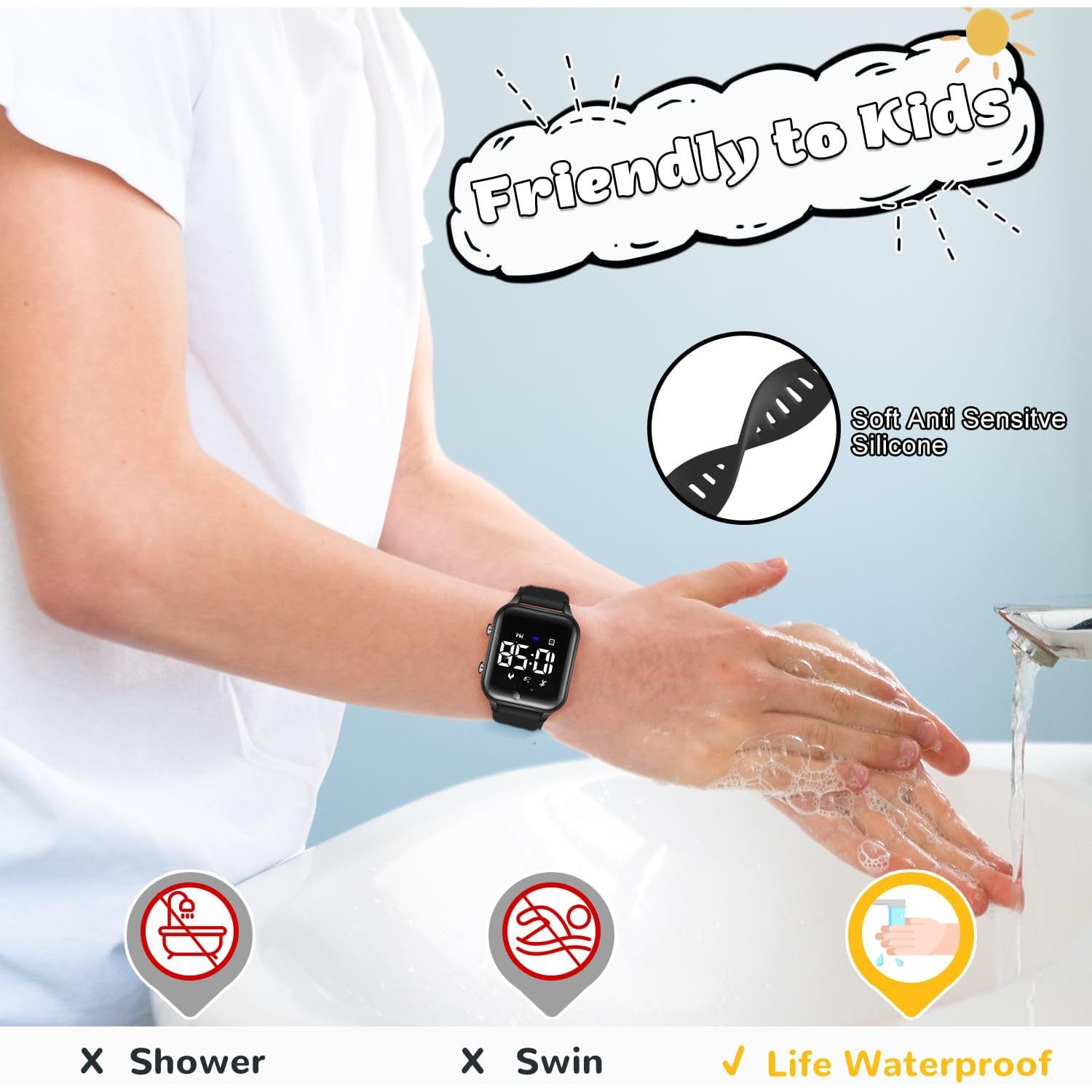 Reloj Digital Deportivo L LAVAREDO para Niños 5-13 Años