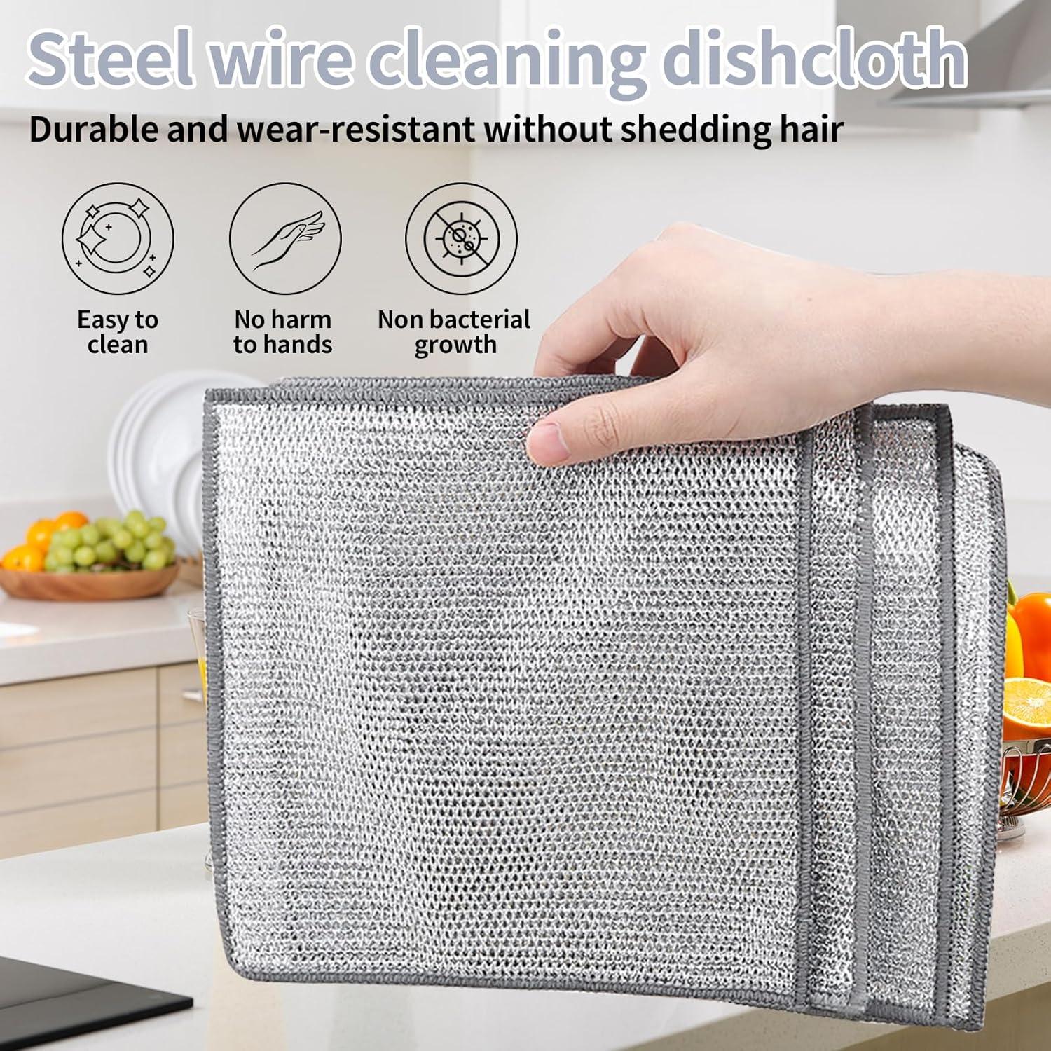 20 Trapos de Alambre Multiusos BOYYJING 20x20 cm