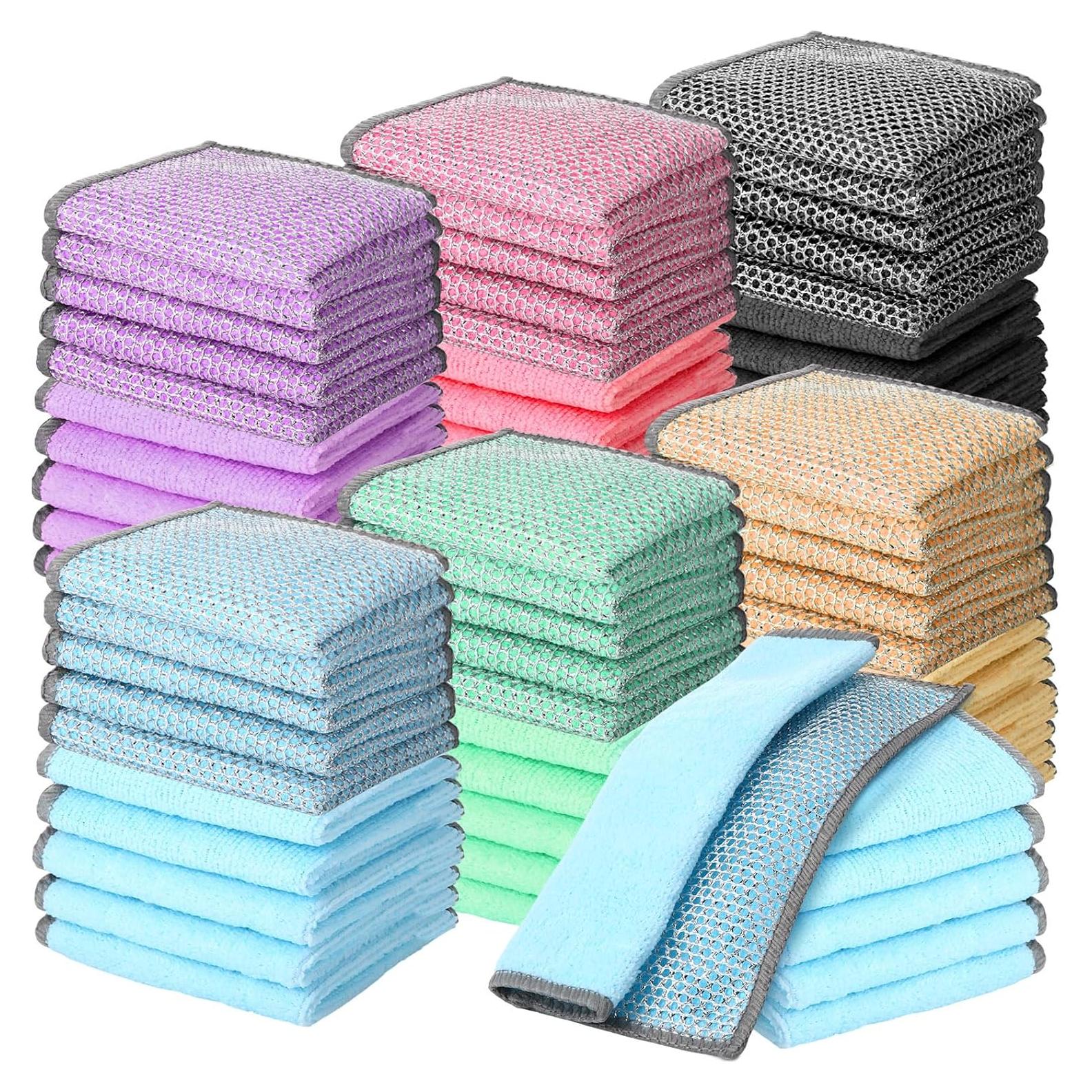 60 Trapos de Lavado de Platos Loyim Doble Capa 20x20 cm