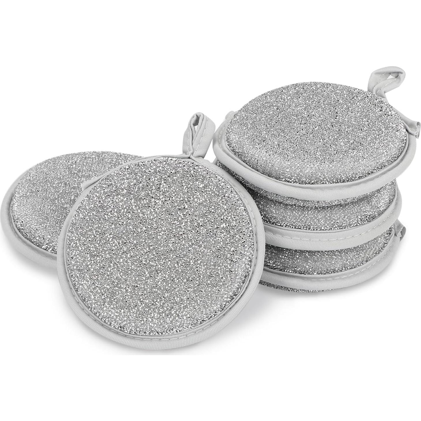 Trapos de Cocina Reutilizables Longzhuo 5 Piezas Alambre Plata