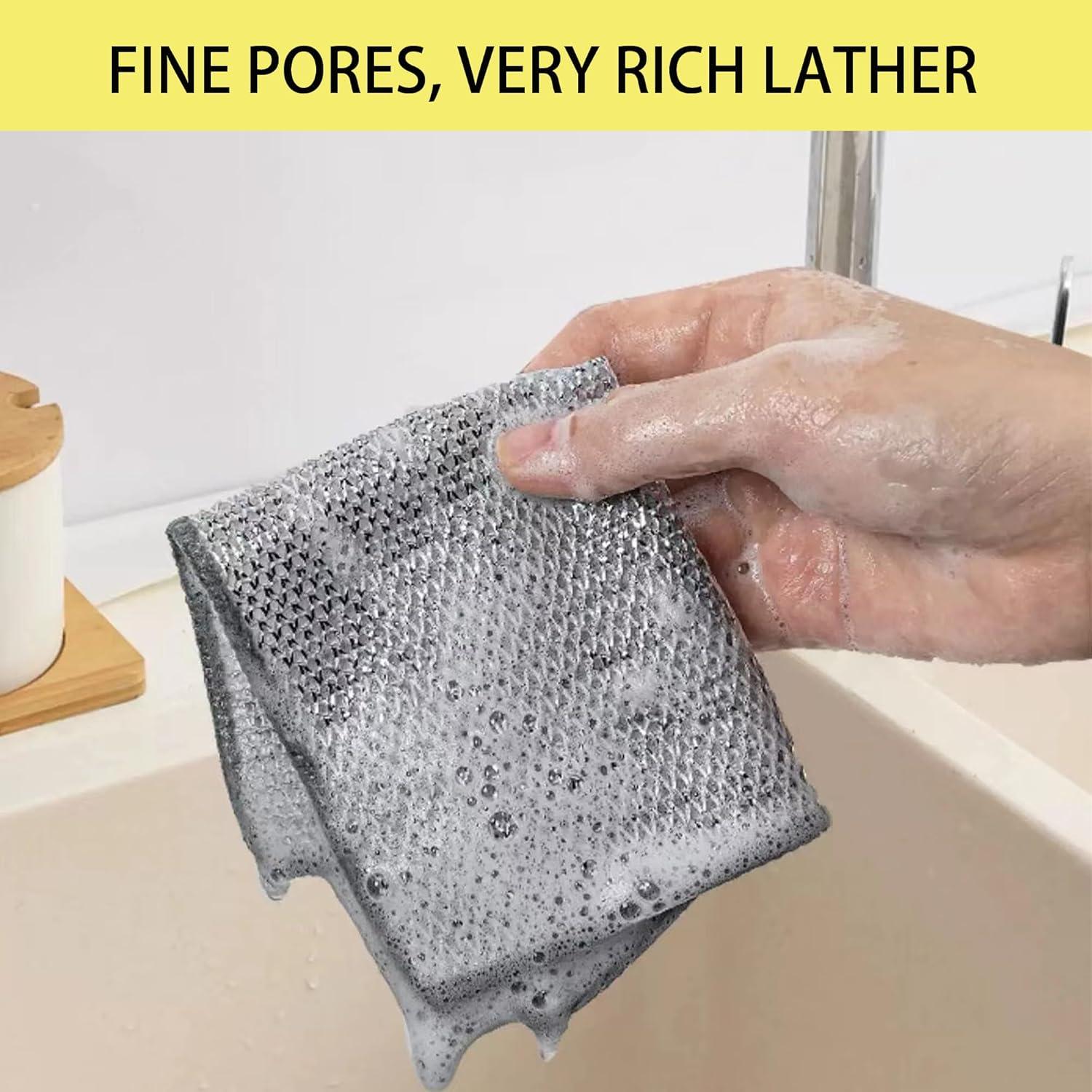 Paño de cocina reutilizable KWBLWF 20x20 cm 8 unidades