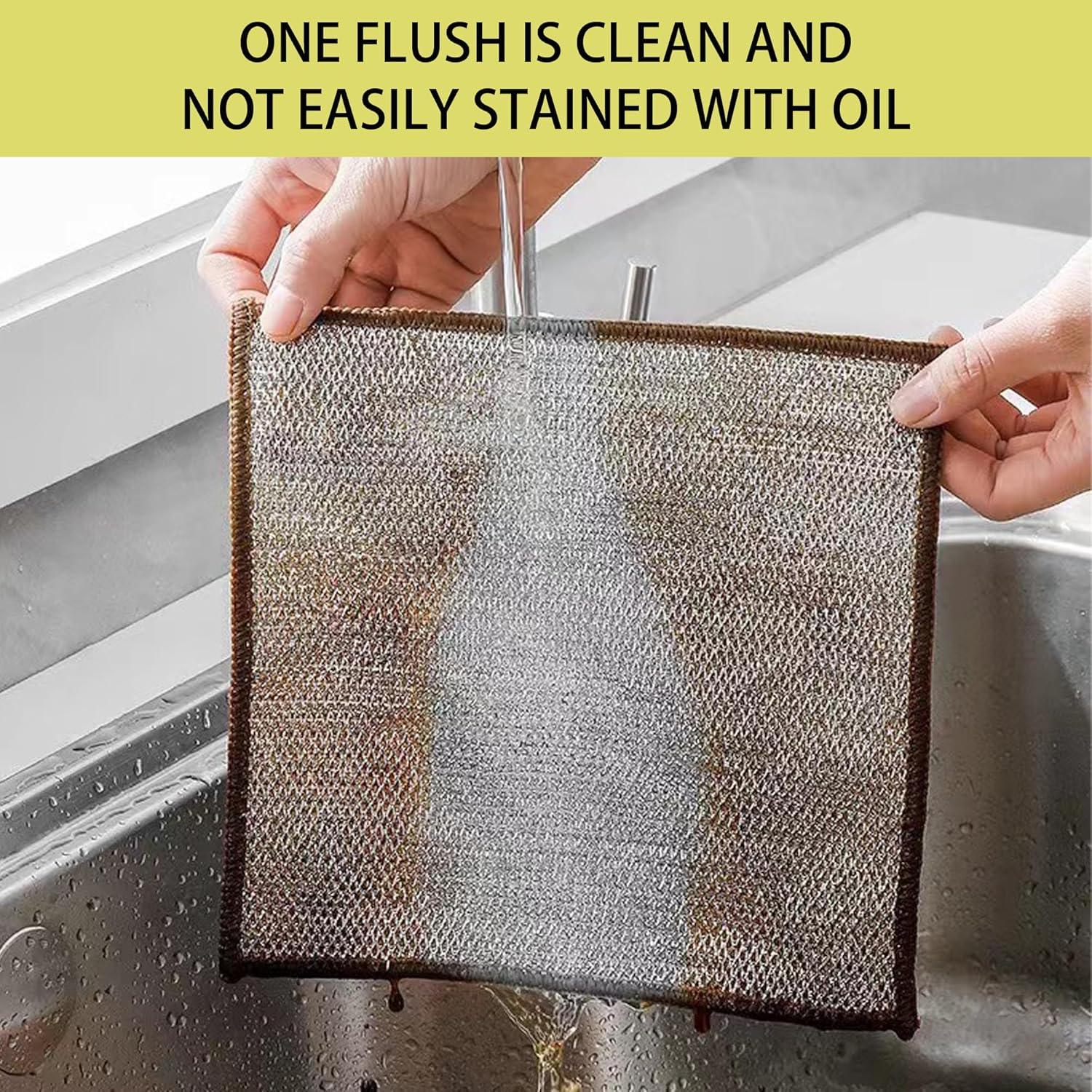 Paño de cocina reutilizable KWBLWF 20x20 cm 8 unidades