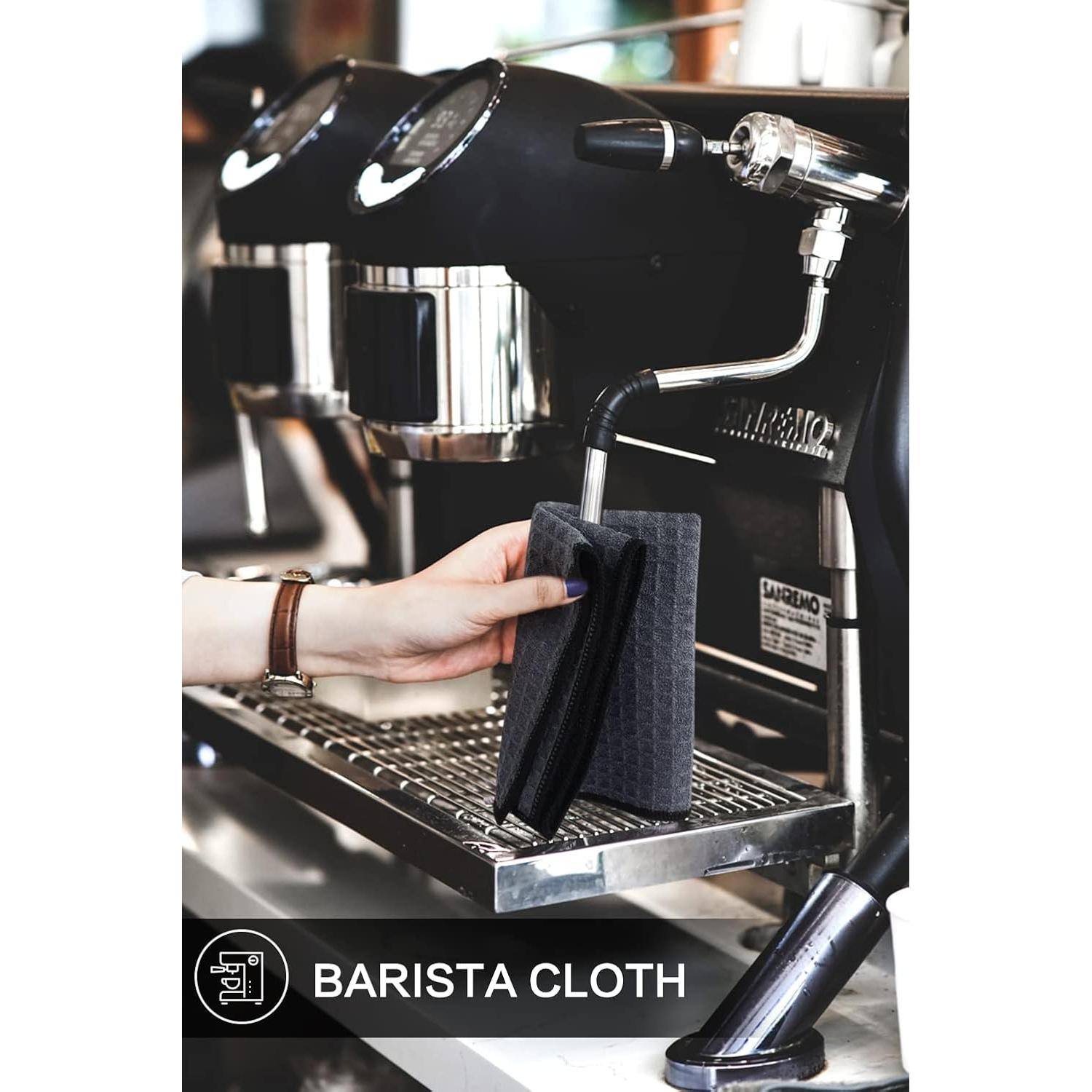 Paños de Cocina Microfibra KinHwa 12x12 cm 6 Piezas Gris