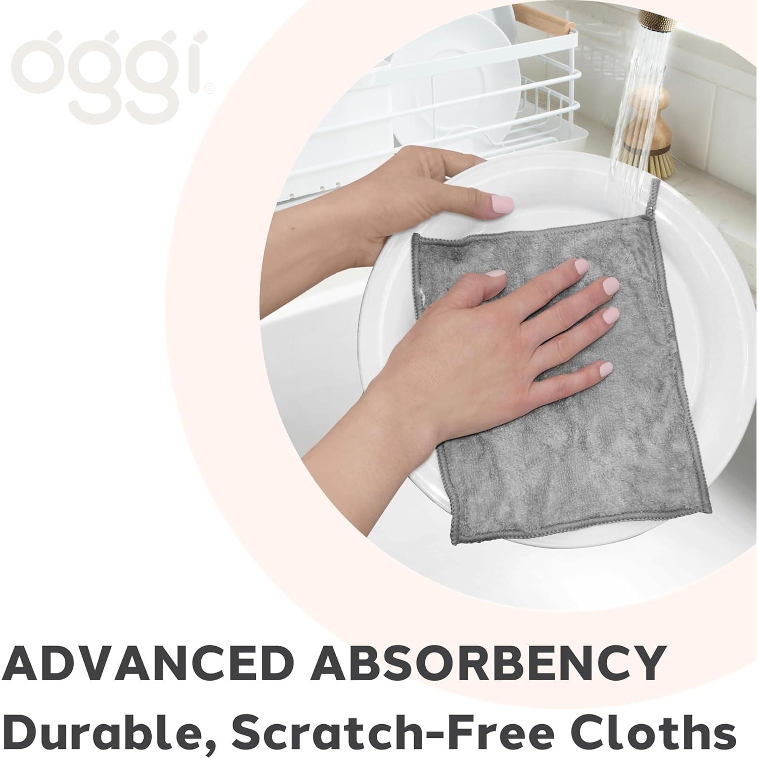 Paños de Cocina Oggi Bambou 6 Pcs 17x23 cm Absorbentes