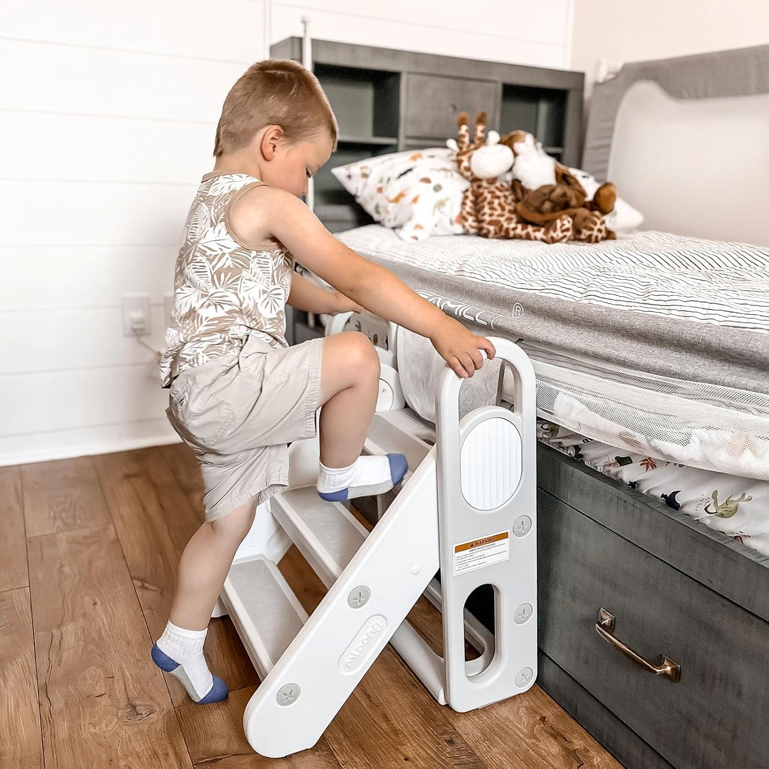 Escalera Plegable Mloong para Niños 3 Escalones Antideslizante