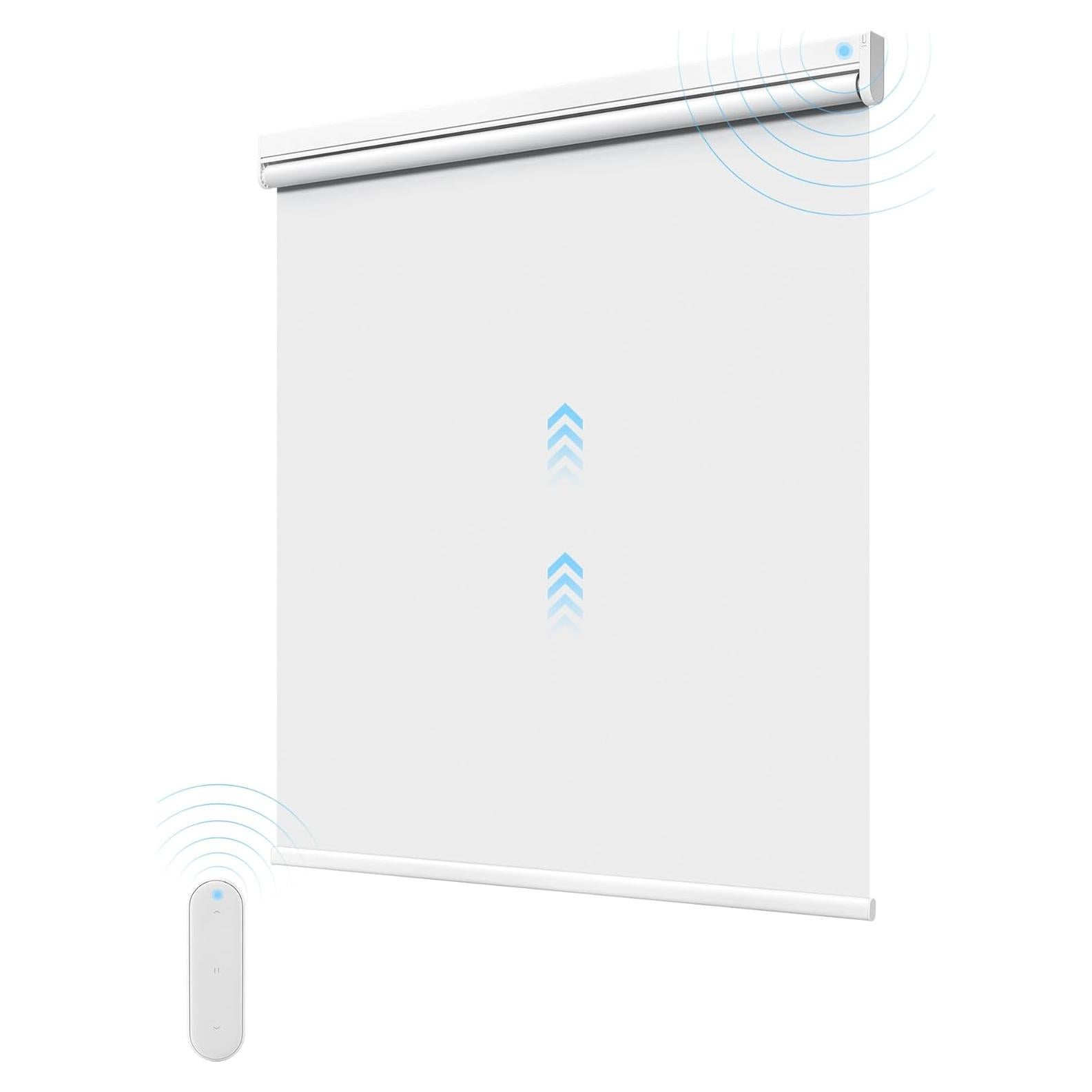 Persianas enrollables motorizadas JaeJaes 89x183 cm blancas