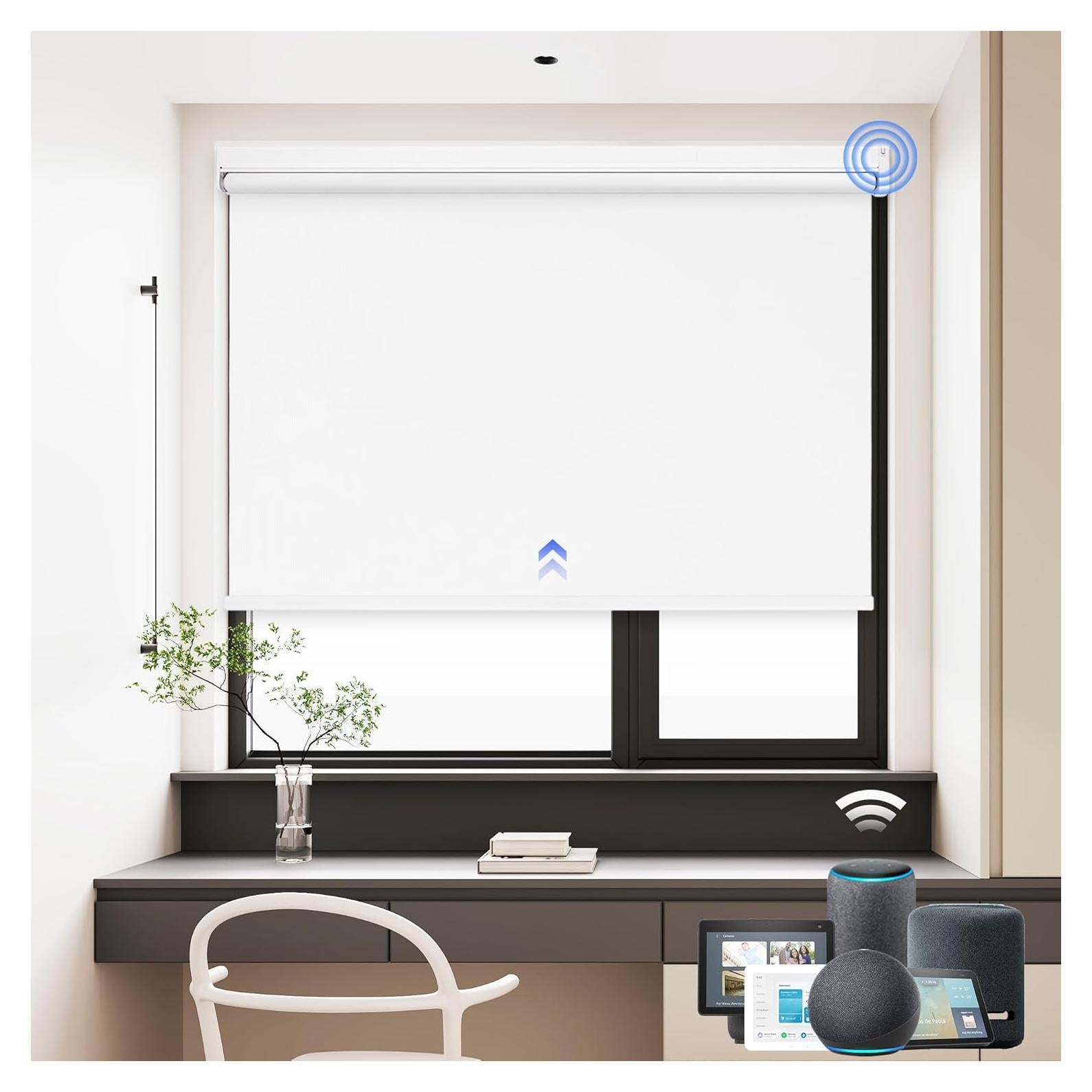 Persianas Motorizadas Allesin Roller Opacas 86,36x182,88cm